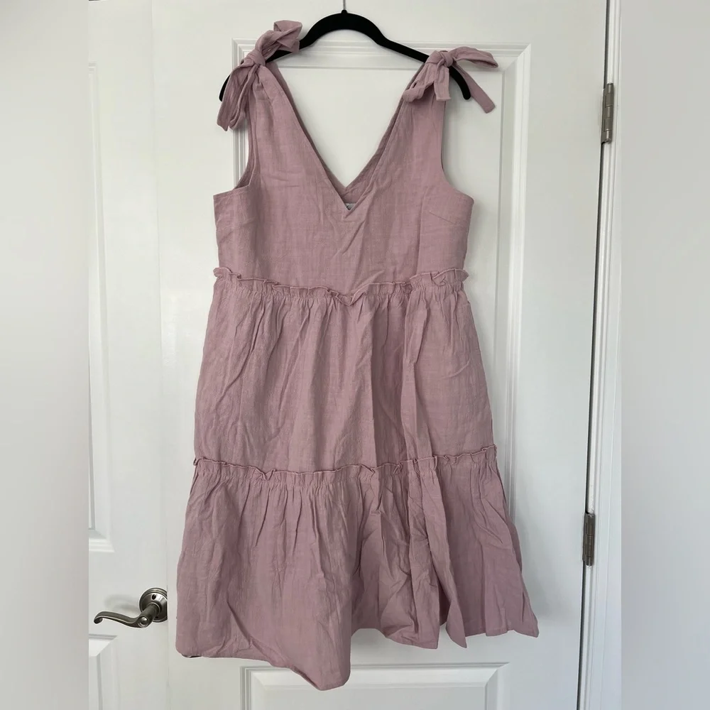 NWT Petal & Pup Erenda Lilac Sleeveless Tiered Dress - Picture 5 of 14